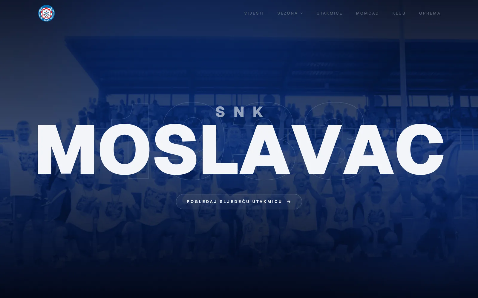 Naslovnica stranice SNK Moslavac